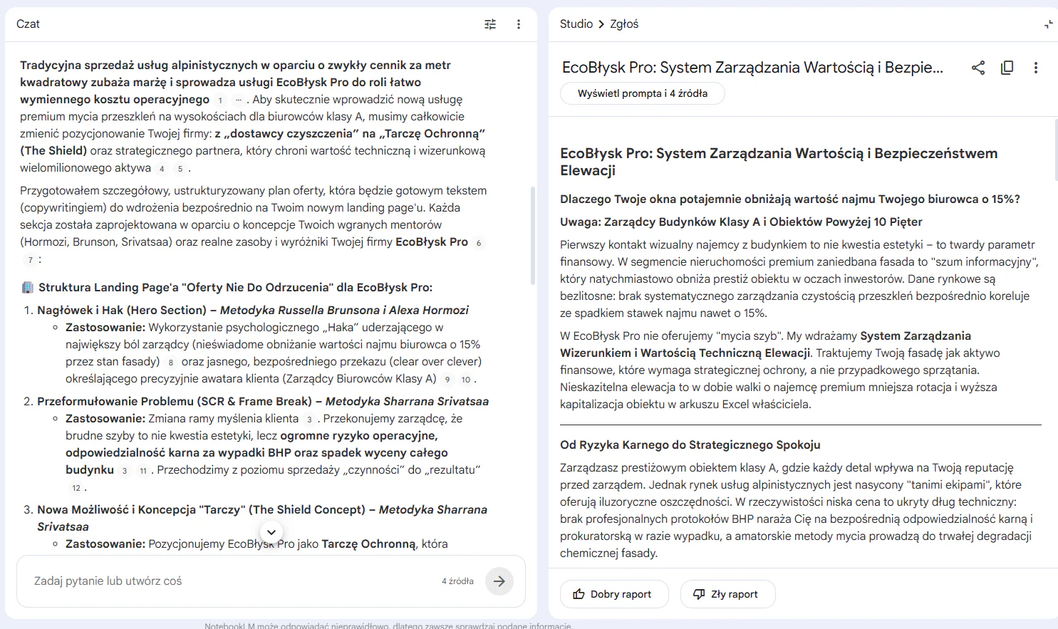 Jak zamienić nudną ofertę w magnes na klientów Dokument tekstowy ze strategią biznesową na bazie wiedzy trzech mentorów